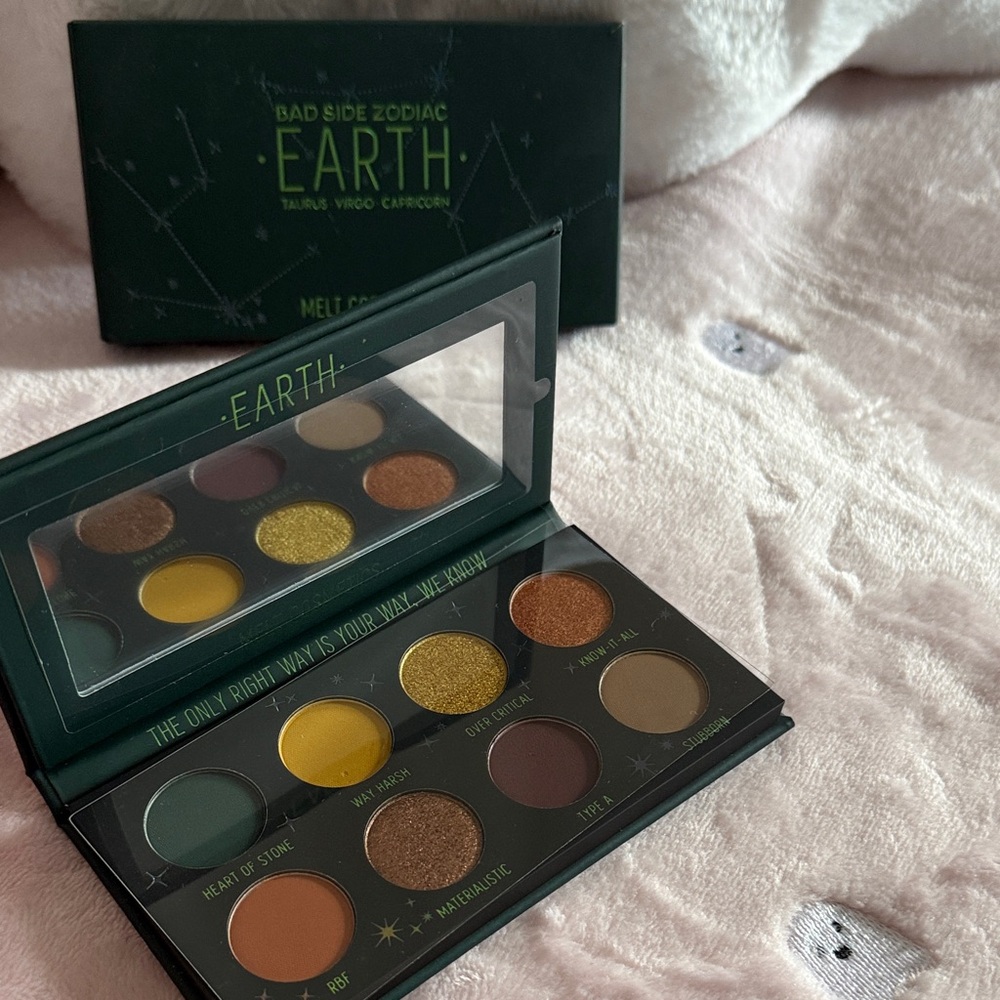 Melt Cosmetics Earth Palette - Green, Gold, and Brown Tones